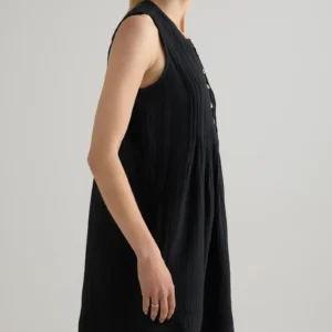 gauze sleeveless swing dress (buy 2 free shipping)
